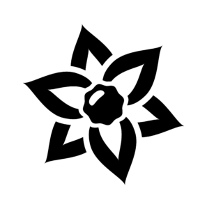 Autism Tasmania logo: Christine Wright holding image