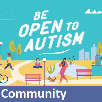 Be Open To Autism Tile